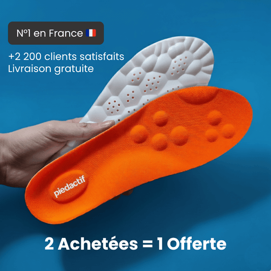 Semelles Piedactif — Confort Premium et Soutien Optimal