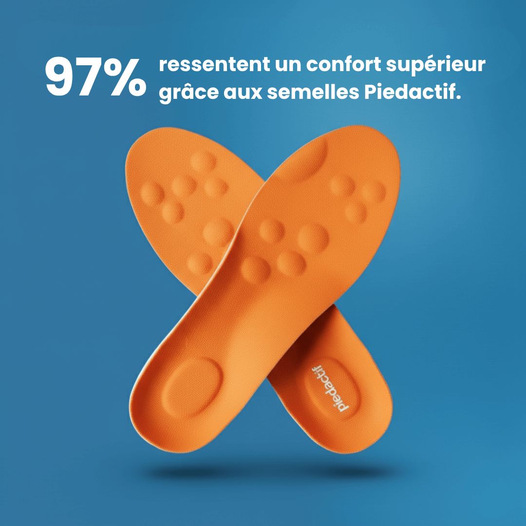 Semelles Piedactif — Confort Premium et Soutien Optimal